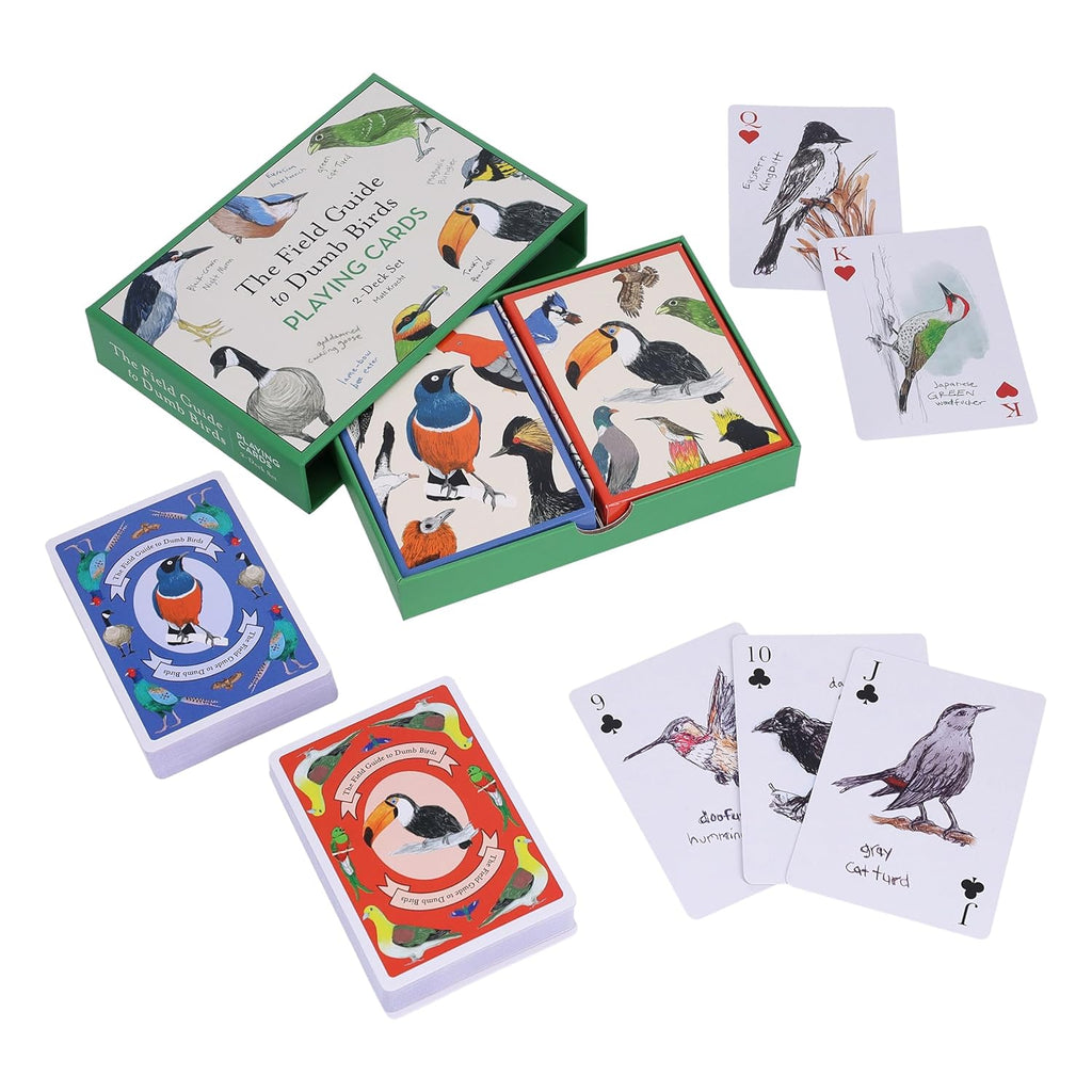 Chronicle - Field Guide to Dumb Birds - Playing Cards