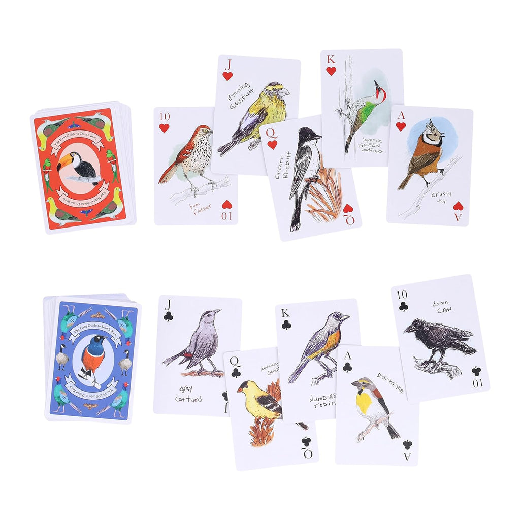 Chronicle - Field Guide to Dumb Birds - Playing Cards