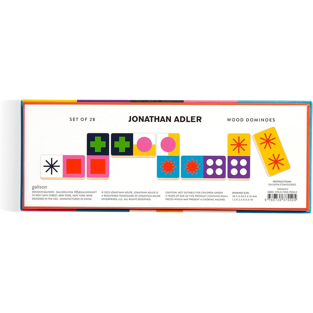 Chronicle - Jonathan Adler (Galison)- Wood Domino Set