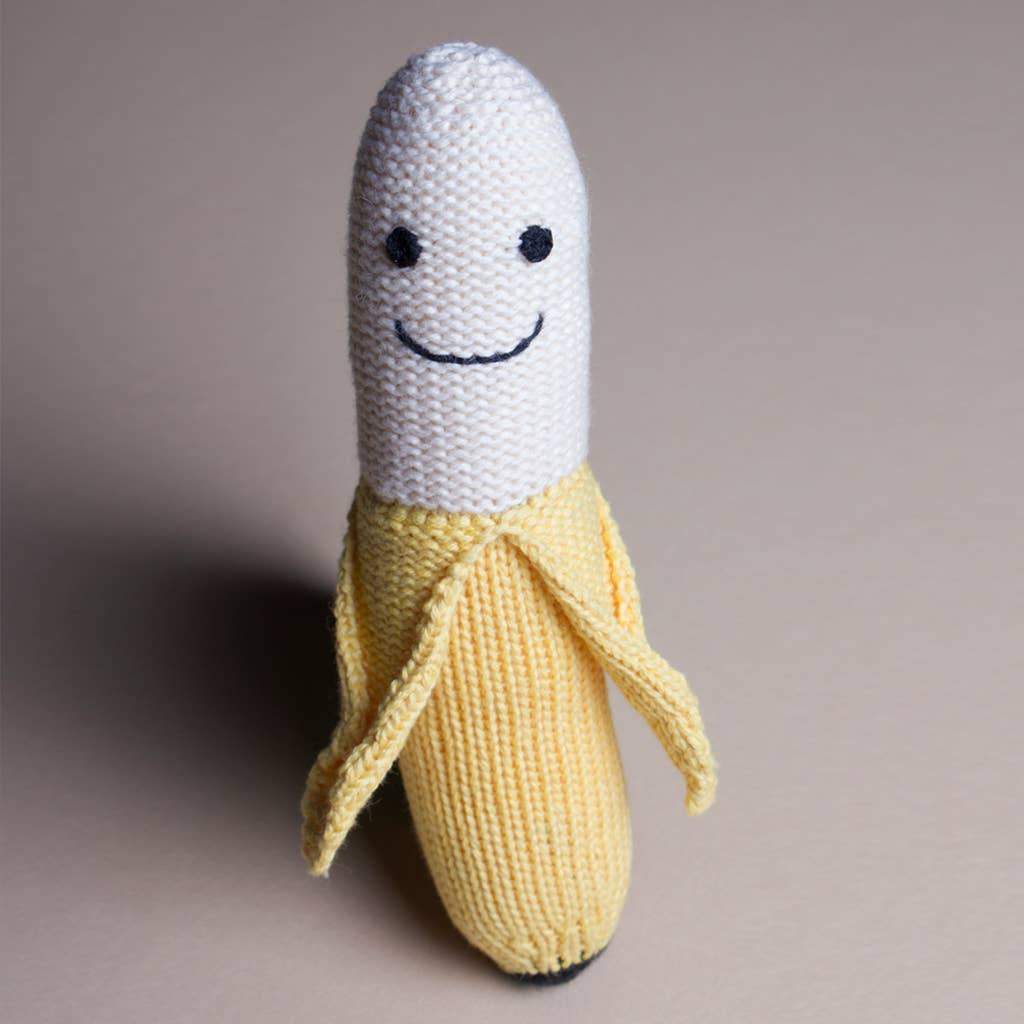 Estella - Organic Baby Rattle - Banana