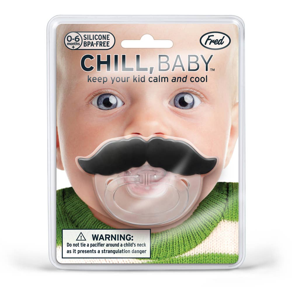 Fred & Friends - Chill Baby Mustache Pacifier