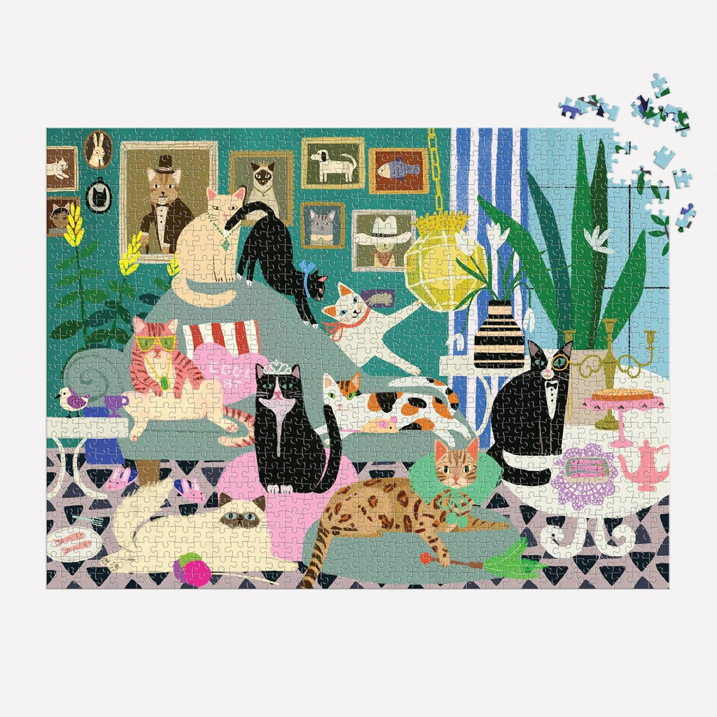 Galison - Glamour Cats - 1000 Piece Puzzle