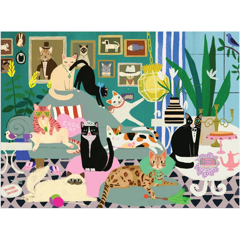 Galison - Glamour Cats - 1000 Piece Puzzle
