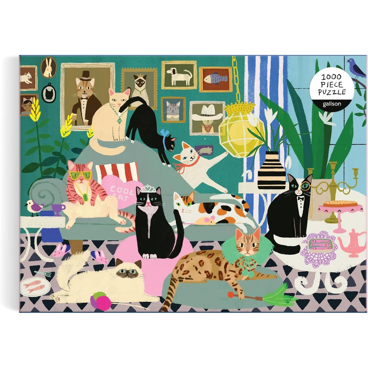 Galison - Glamour Cats - 1000 Piece Puzzle