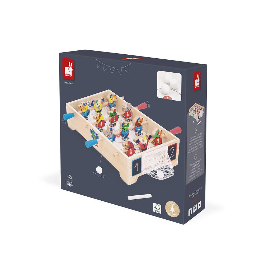 Janod - Applepop Mini Table Hockey Game